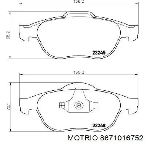 Pastillas de freno delanteras Renault Espace 4 JK0