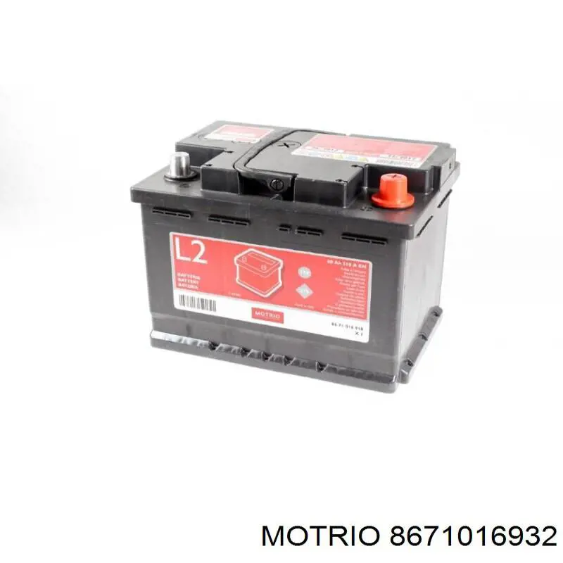 Batería de Arranque Motrio (8671016932)