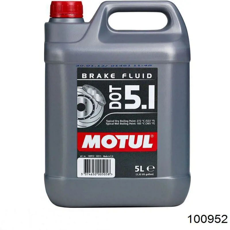Líquido de freno Motul BRAKE FLUID 5 L DOT 3|DOT 4|DOT 5.1 (100952)