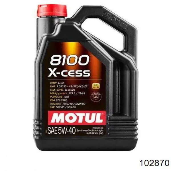 Aceite motor Motul 102870 precio, desde 93,14 EUR