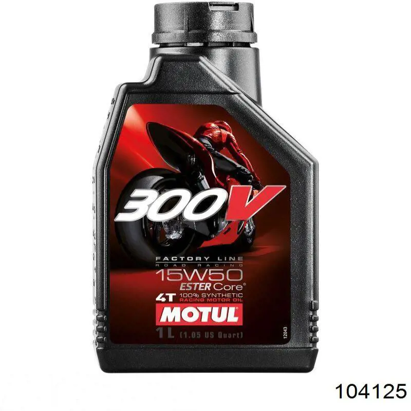 Motul 300V 4T Factory Line Road Racing Sintético 1 L (104125)