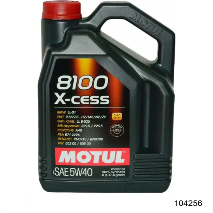 Motul 8100 X-CESS Sintético 4 L (104256)