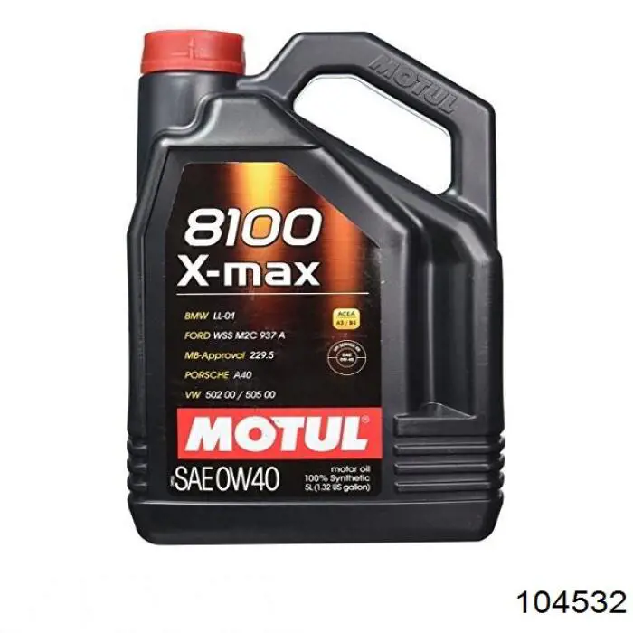 Motul 8100 X-max Sintético 4 L (104532)