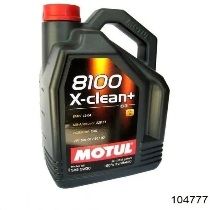 Motul 8100 X-Clean FE Sintético 5 L (104777)