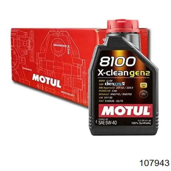 Aceite motor Motul 107943 precio, desde 74,54 EUR