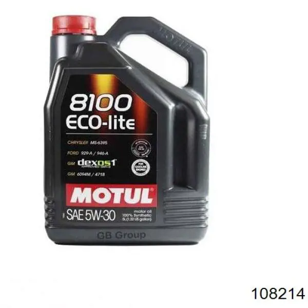 Aceite de motor MOTUL 108214