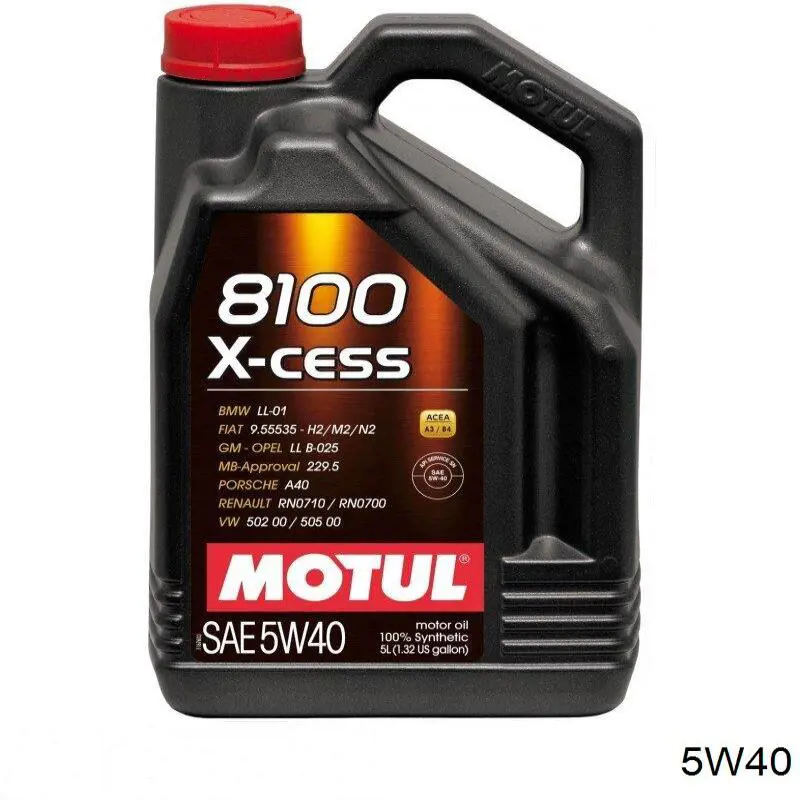 5W40 Motul Aceite