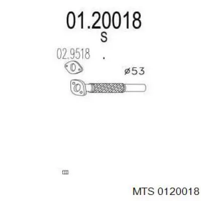 Comprar 16093 Asmet Tubo de admisión del silenciador de escape delantero