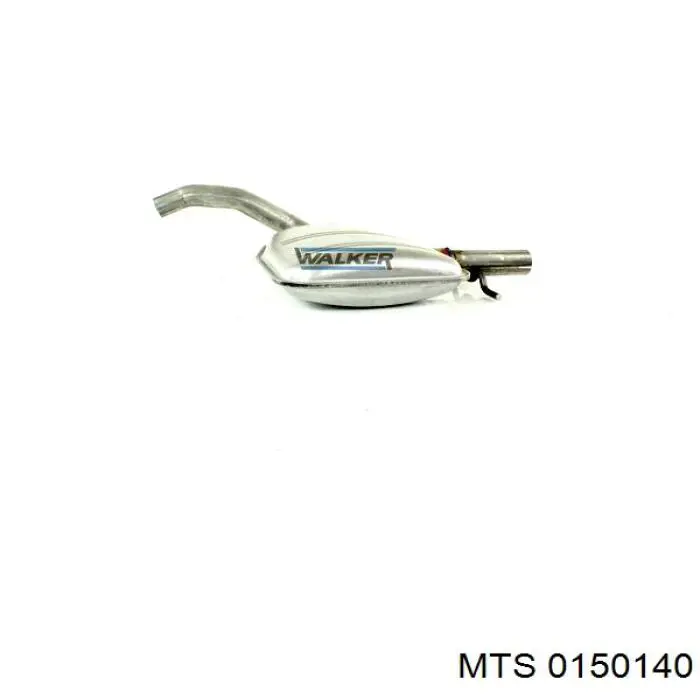 Silenciador central 18101437524 BMW
