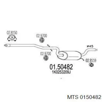 Comprar 30103 Polmostrow Silenciador central