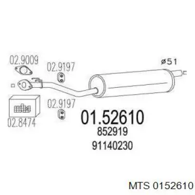  Bosal 278135 precio, desde 96,43 EUR