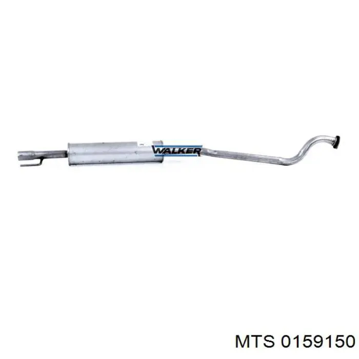 Silencioso trasero Opel 24423018