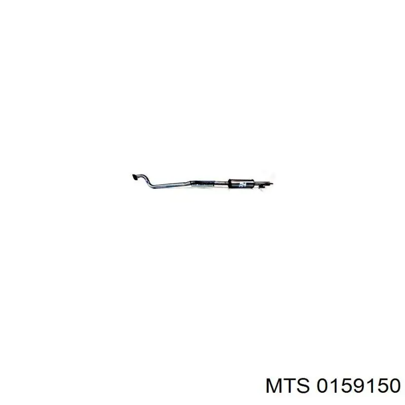 24423018 Opel Silenciador trasero