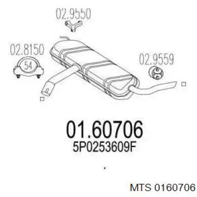 Silenciador trasero Polmostrow 2376 precio, desde 69,58 EUR