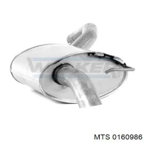 Silenciador trasero 1810428 Ford