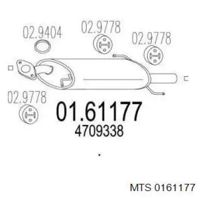 Comprar 2518 Polmostrow Silenciador trasero