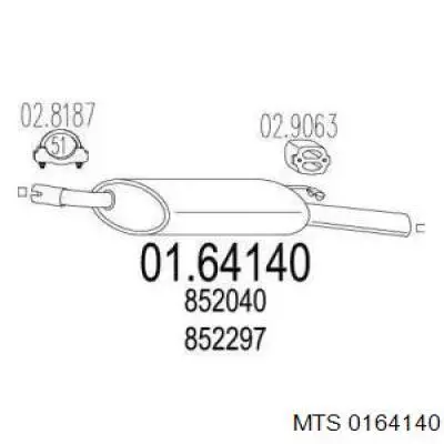 Comprar OP40035 Veneporte Silenciador trasero