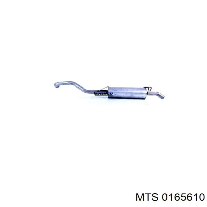 7700876260 Renault (RVI) Silenciador trasero