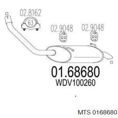 Comprar Silenciador trasero Land Rover Range Rover II LP, P38A