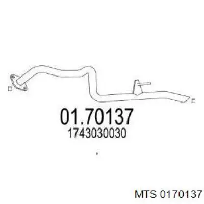 Comprar 1743030030 Toyota Silenciador trasero