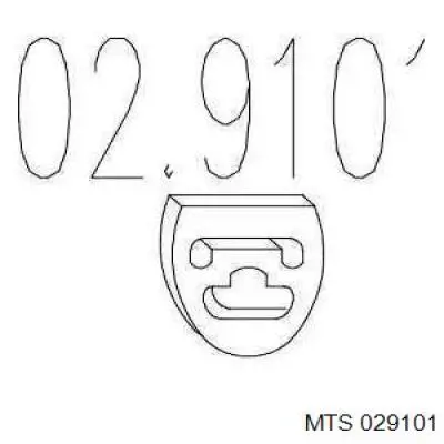 02.9101 MTS soporte, silenciador