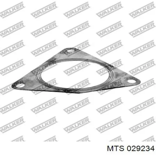 Junta de tubo de escape 73801 Dinex