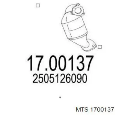 Catalizador Toyota 2505126090 precio, desde 444,48 EUR