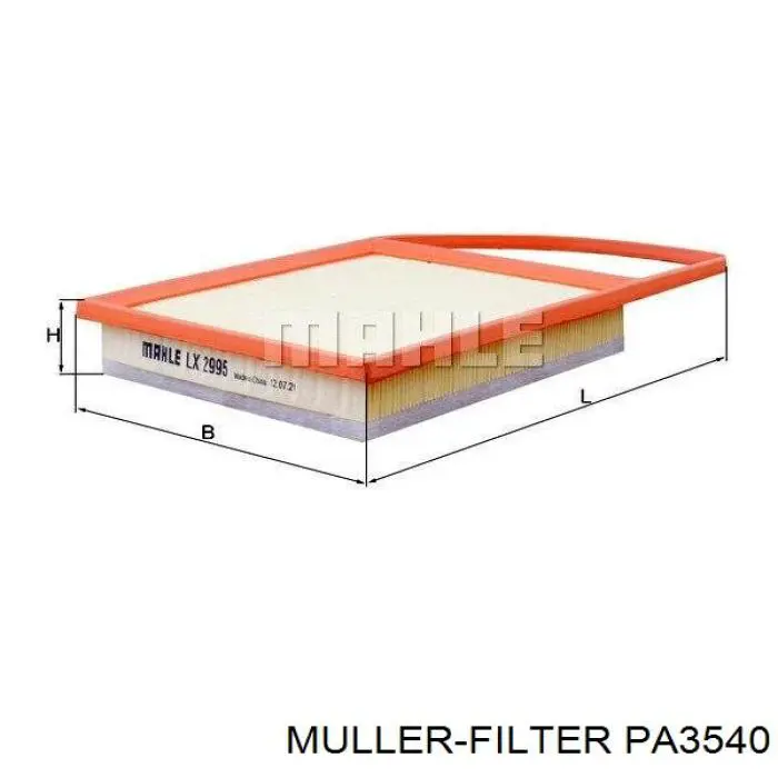 Filtro de aire Peugeot 308 1 4A, 4C