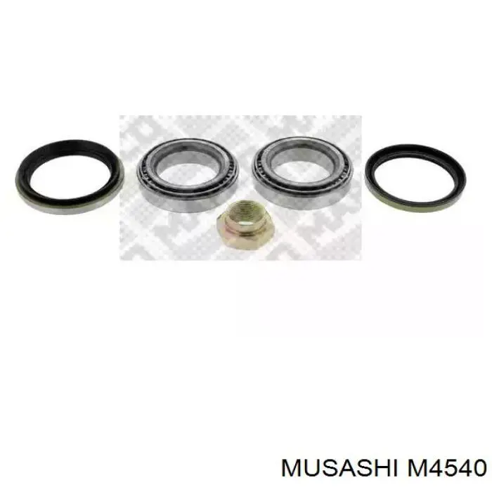 M4540 Musashi anillo retén, cubo de rueda delantero inferior