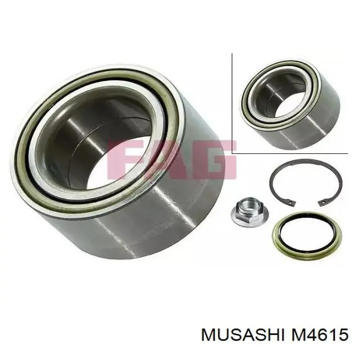 Retén de cubo de rueda delantero Musashi M4615 precio, desde 4,70 EUR