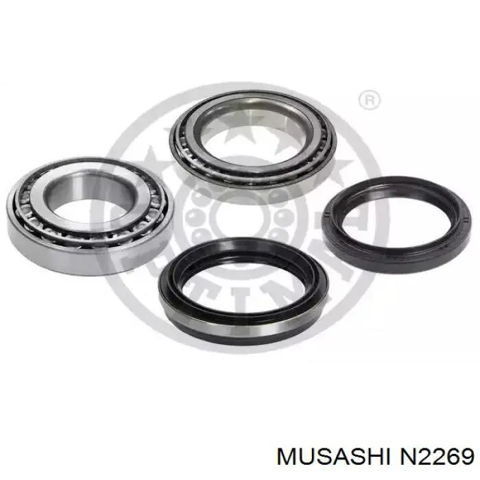 N2269 Musashi anillo retén, cubo de rueda delantero inferior