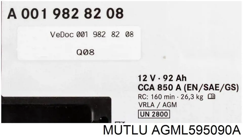 Batería de arranque Peugeot 407 6E