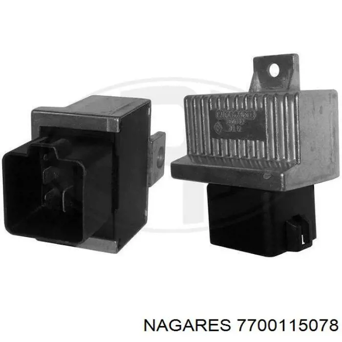 Relé de bujía de precalentamiento Renault Clio 2 BB, CB