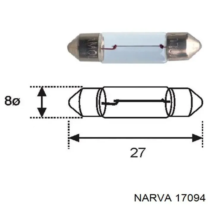 Comprar 17094 Narva Bombilla de luz