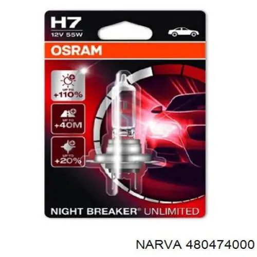 Bombilla halógena H712V55W Tempest