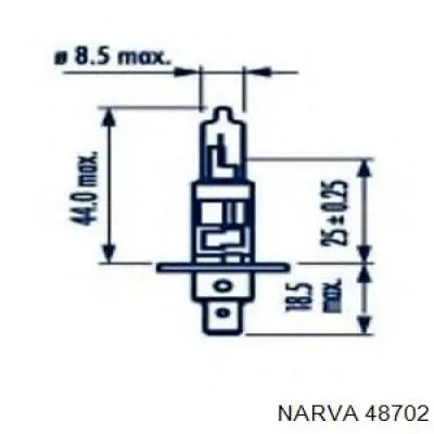 AW1910015 Aywiparts bombilla halógena