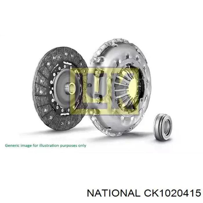 CK10204-15 National embrague