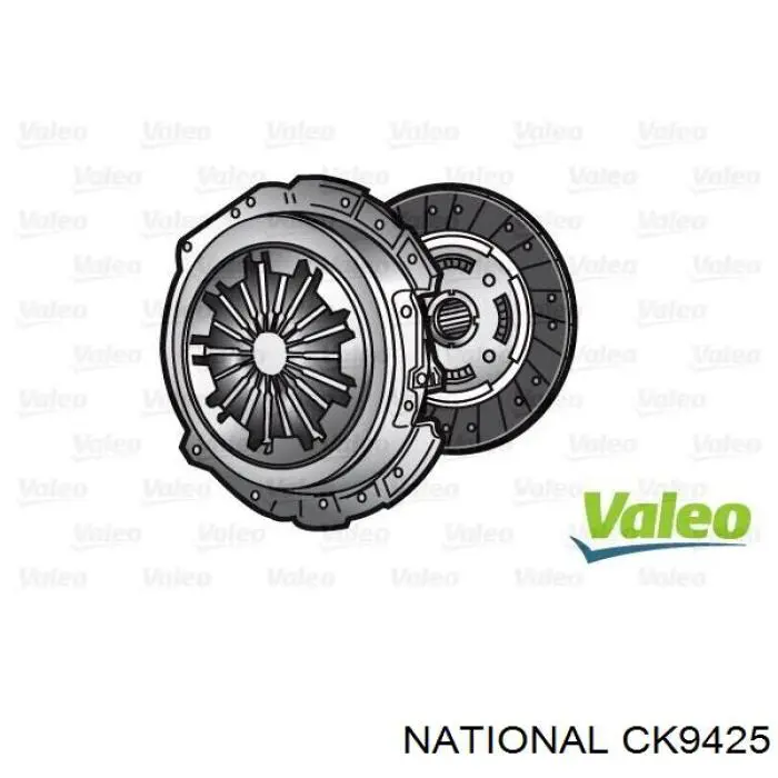 CK9425 National kit de embrague (3 partes)