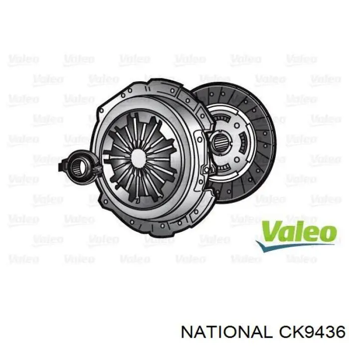 CK9436 National kit de embrague (3 partes)