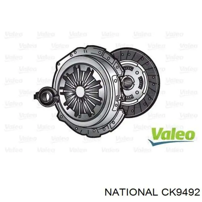 CK9492 National kit de embrague (3 partes)