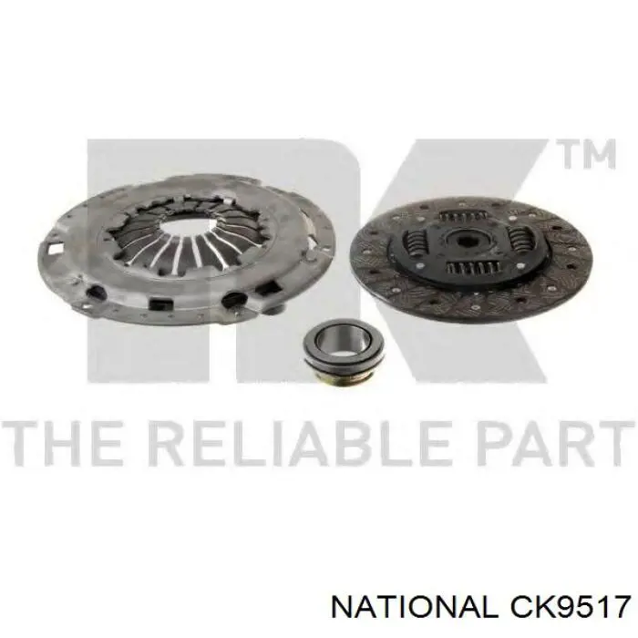 CK9517 National kit de embrague (3 partes)