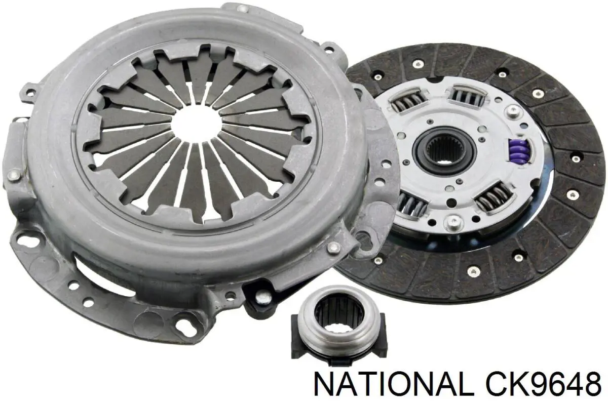 CK9648 National kit de embrague (3 partes)