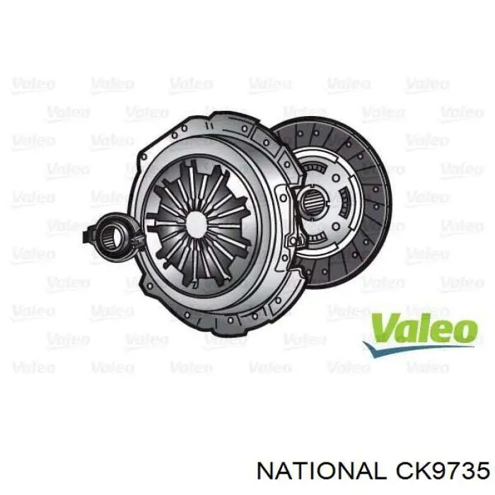 CK9735 National kit de embrague (3 partes)