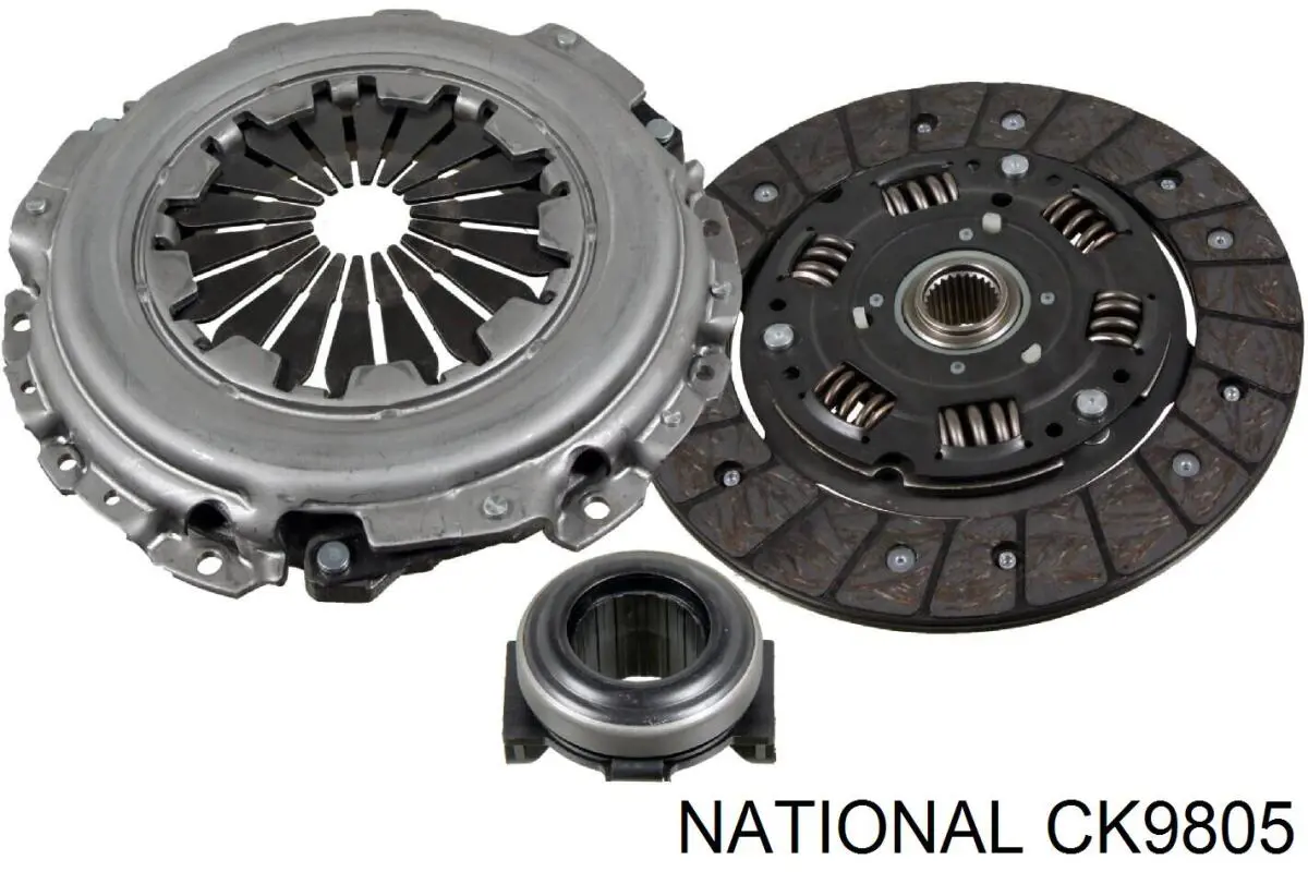 CK9805 National kit de embrague (3 partes)