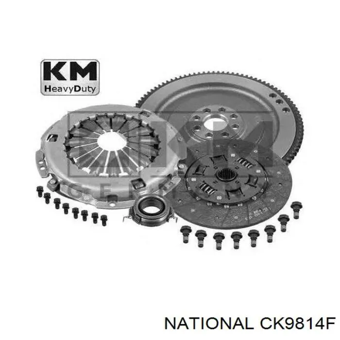 CK9814F National kit de embrague (3 partes)