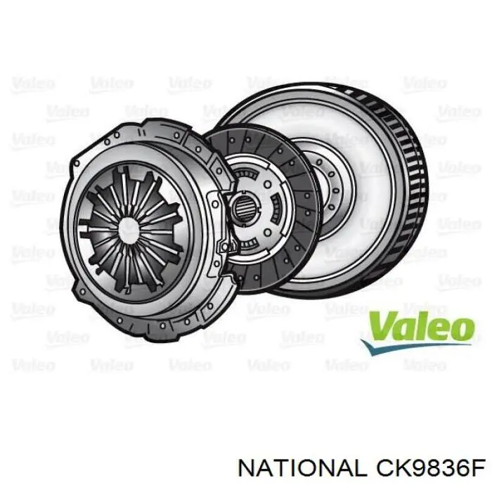 CK9836F National Embrague motor