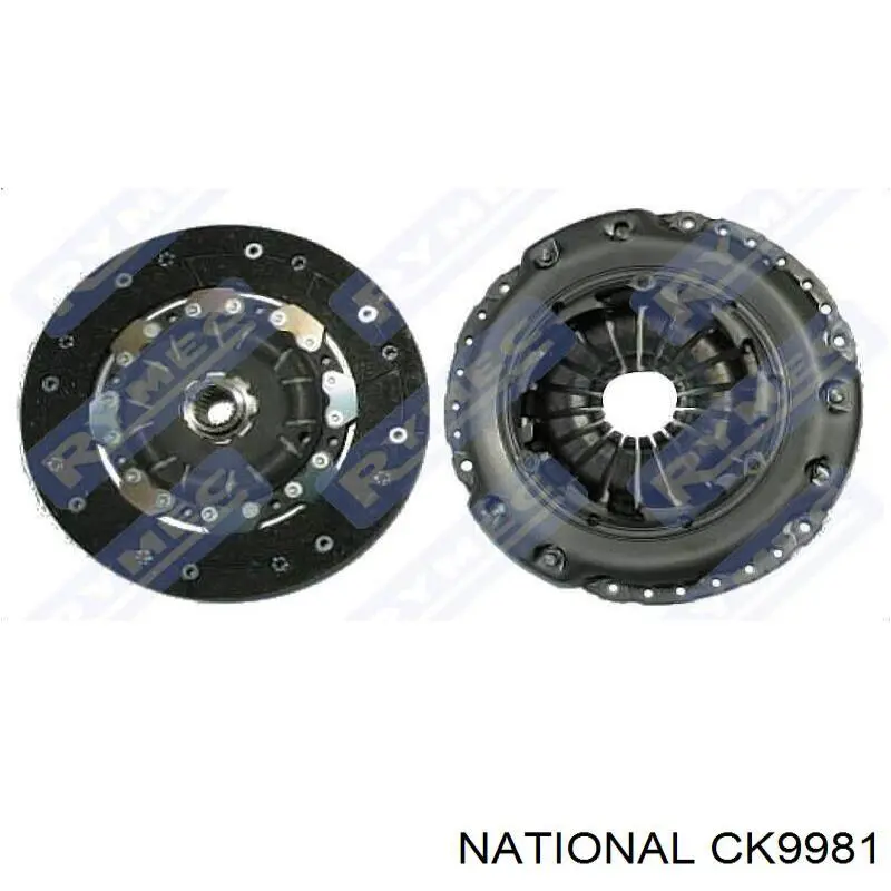 CK9981 National kit de embrague (3 partes)