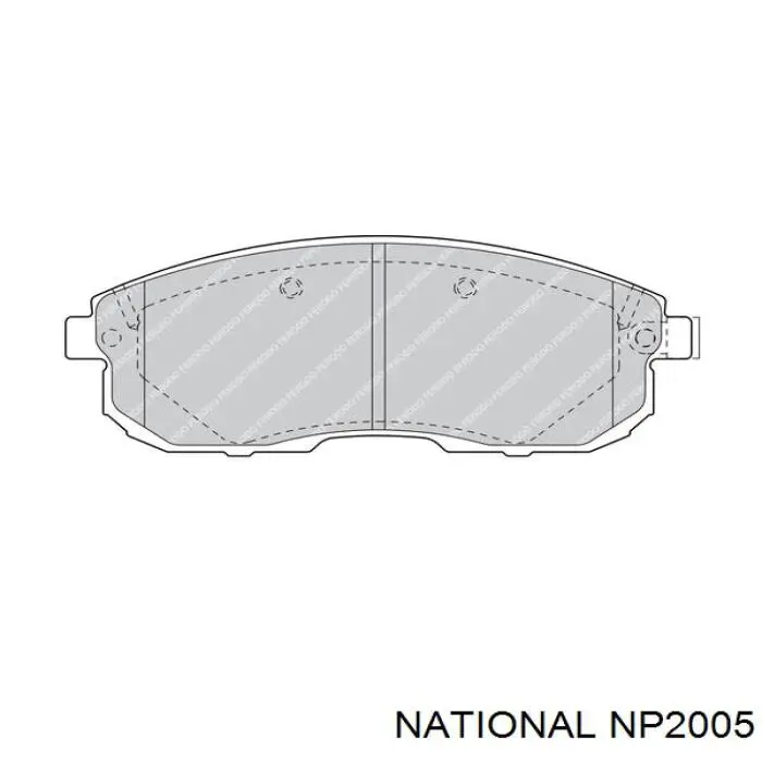 Pastillas de freno delanteras Opel Corsa X12