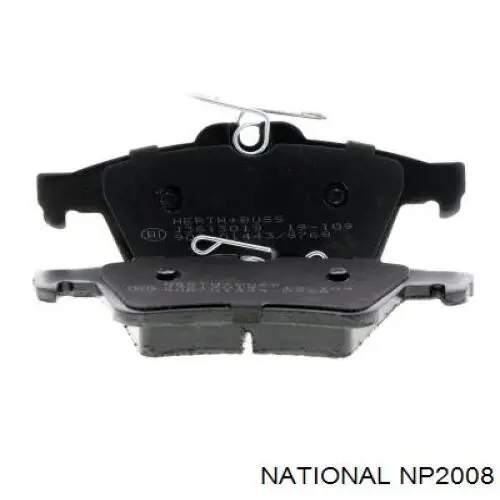 Pastillas traseras de freno National NP2008 precio, desde 25,73 EUR