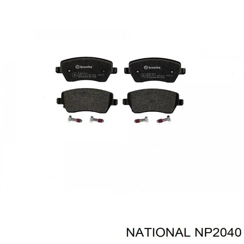 Pastillas de freno NP2040 National